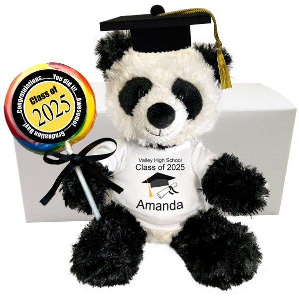 Graduation Panda Personalized Gift Set - 12  Tubbie Wubbie Panda, Class of 2025 or any year Hot on Sale