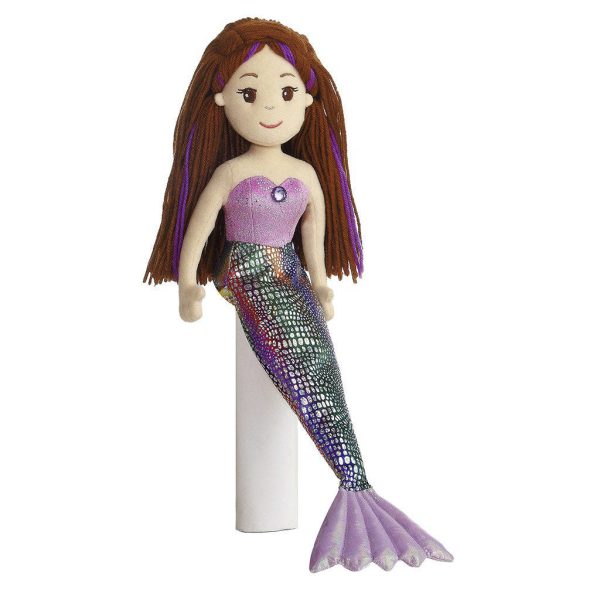 Mermaid Doll -  Merissa  Brown Hair, 17  by Aurora Plush For Sale