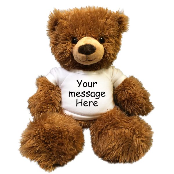 Personalized Teddy Bear - 14 inch Tummy Bear, Brown on Sale