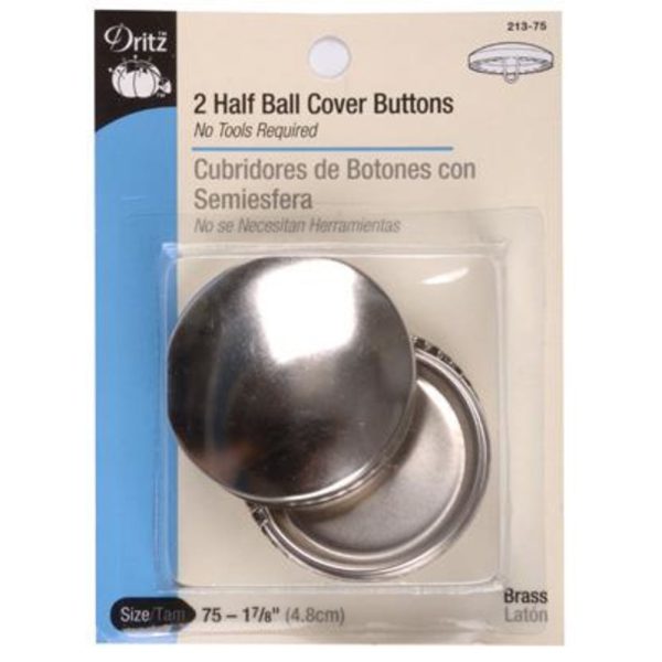 Half Ball Cover Buttons 213 on Sale - Image 3