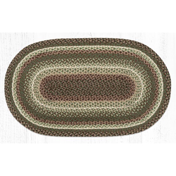 Braided Jute Rug Brown and Cactus C-786 Cheap - Image 2