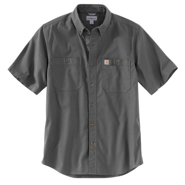 Men s Rugged Flex Rigby Short-Sleeved Work Shirt 103555 Discount