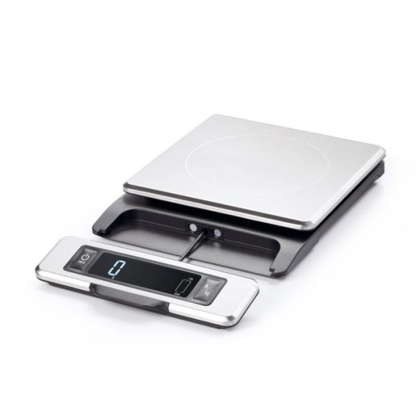 11-lb Stainless Steel Food Scales with Pull Out Display 11214800 For Sale - Image 4