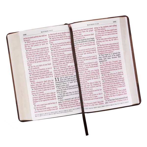 Brown Two-Tone Giant Print Bible KJV038 Online Hot Sale - Image 5