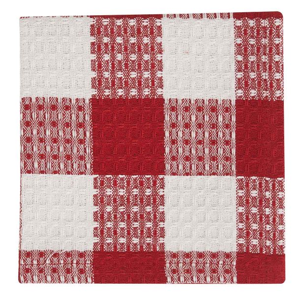 Wicklow Check Waffle Dish Cloths 113-180See All Colors Cheap - Image 5