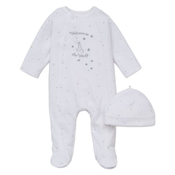 Baby Sleeper with Hat Welcome to the World LBQ03991N Online Sale