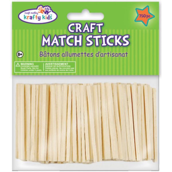 Wooden Craft MatchSticks CW524 750 count Online