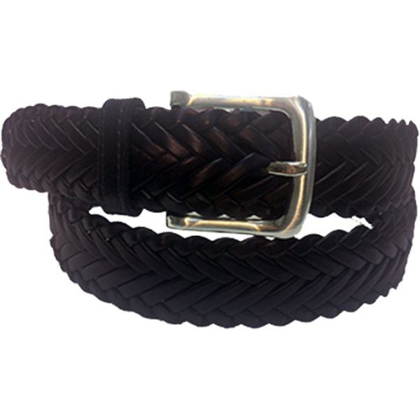 Boys  Braided Leather Belt 053879 For Cheap