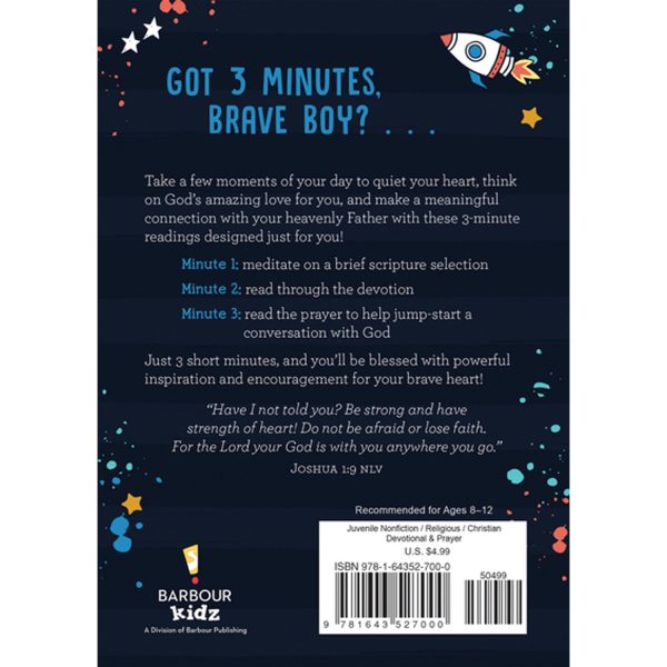 3-Minute Devotions for Brave Boys 9781643527000 Online Sale - Image 2
