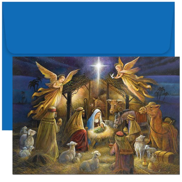 A Holy Scene Christmas Boxed Cards 798000 Fashion