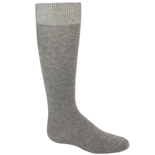 Girls Knee High Flat Knit Socks WA-5200 Online Hot Sale